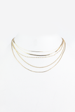 All of Me Petite Layered Choker in Gold